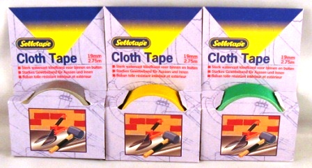 cloth tape 19mmx2.75m sellotape