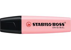 stabilo boss marqueur pastel rose