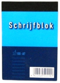 blocnote a7 ligne stockverkoop dagboekje/vriendenboekje/notitieboekje