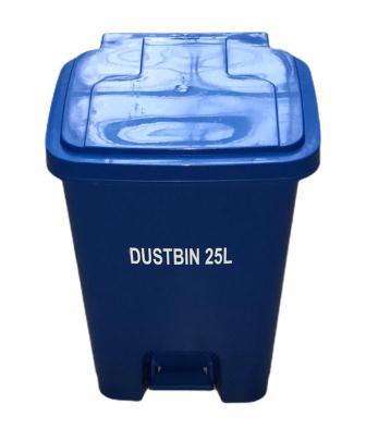 poubelle dustbin 25l bleu