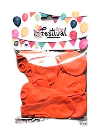 x20 ballons 25cm orange