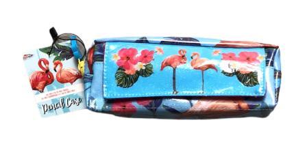 pennenzak grafix flamingo blauw