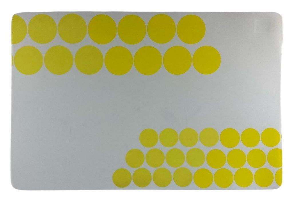 placemat bolletjes yellow