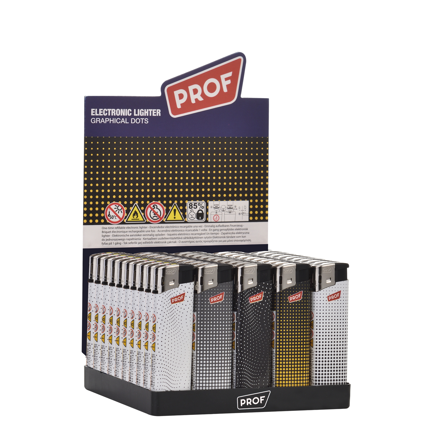 briquet prof fantaisie glitter stockverkoop aanstekers+lucifers