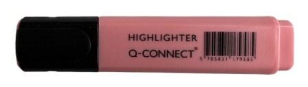 marqueur q-connect rose pastel