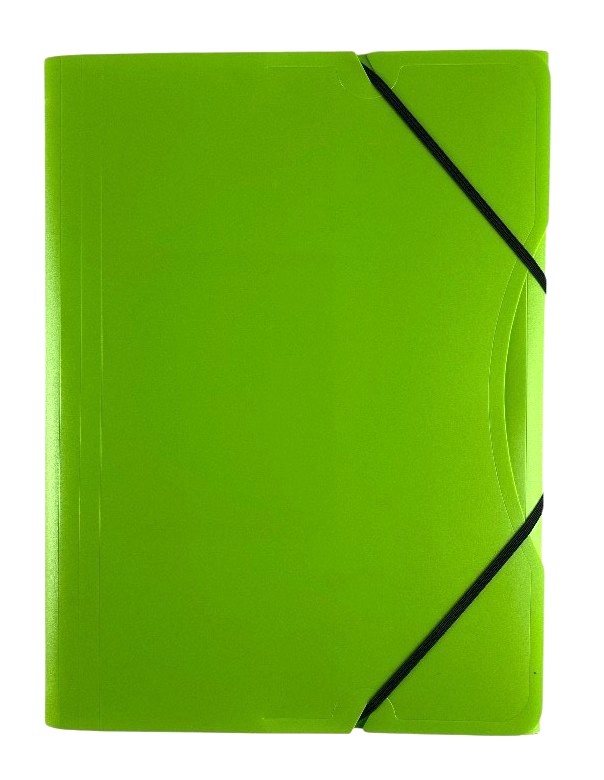 farde elasto a4 pp vert clair promo