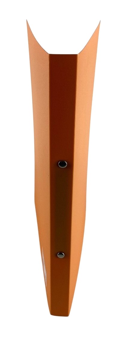 classeur mini-anneaux pp opaque orange