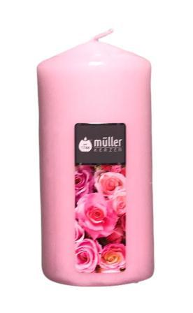 bougie encense 130-65mm muller roses