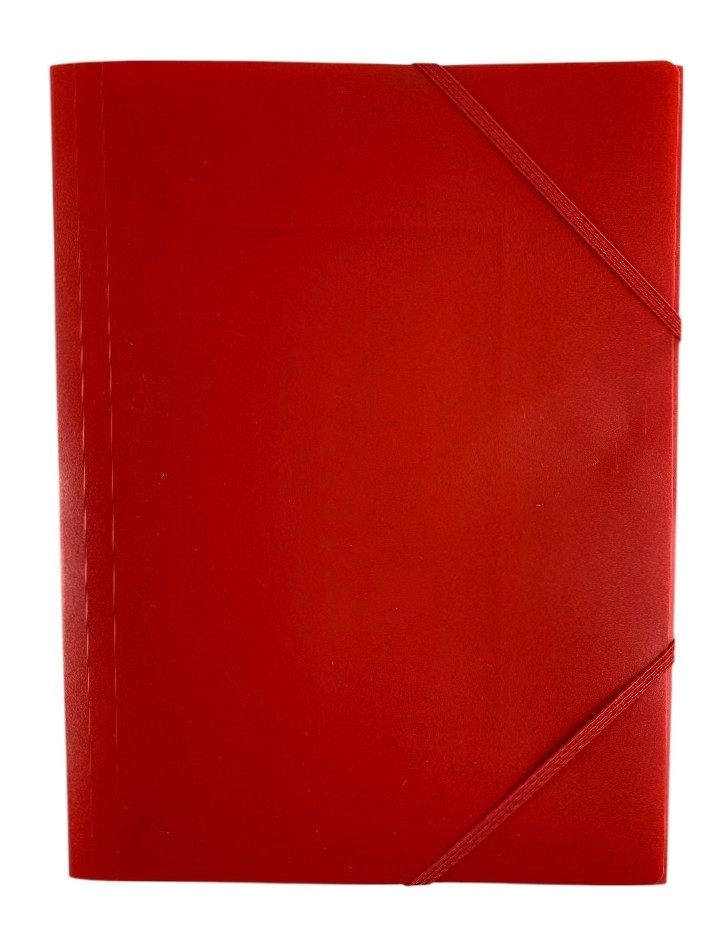 farde elasto pp a4 rouge