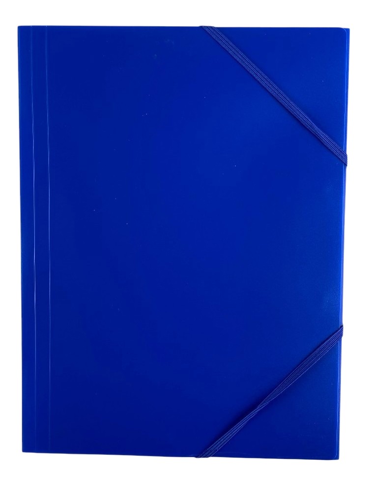 farde elasto a4 pp bleu