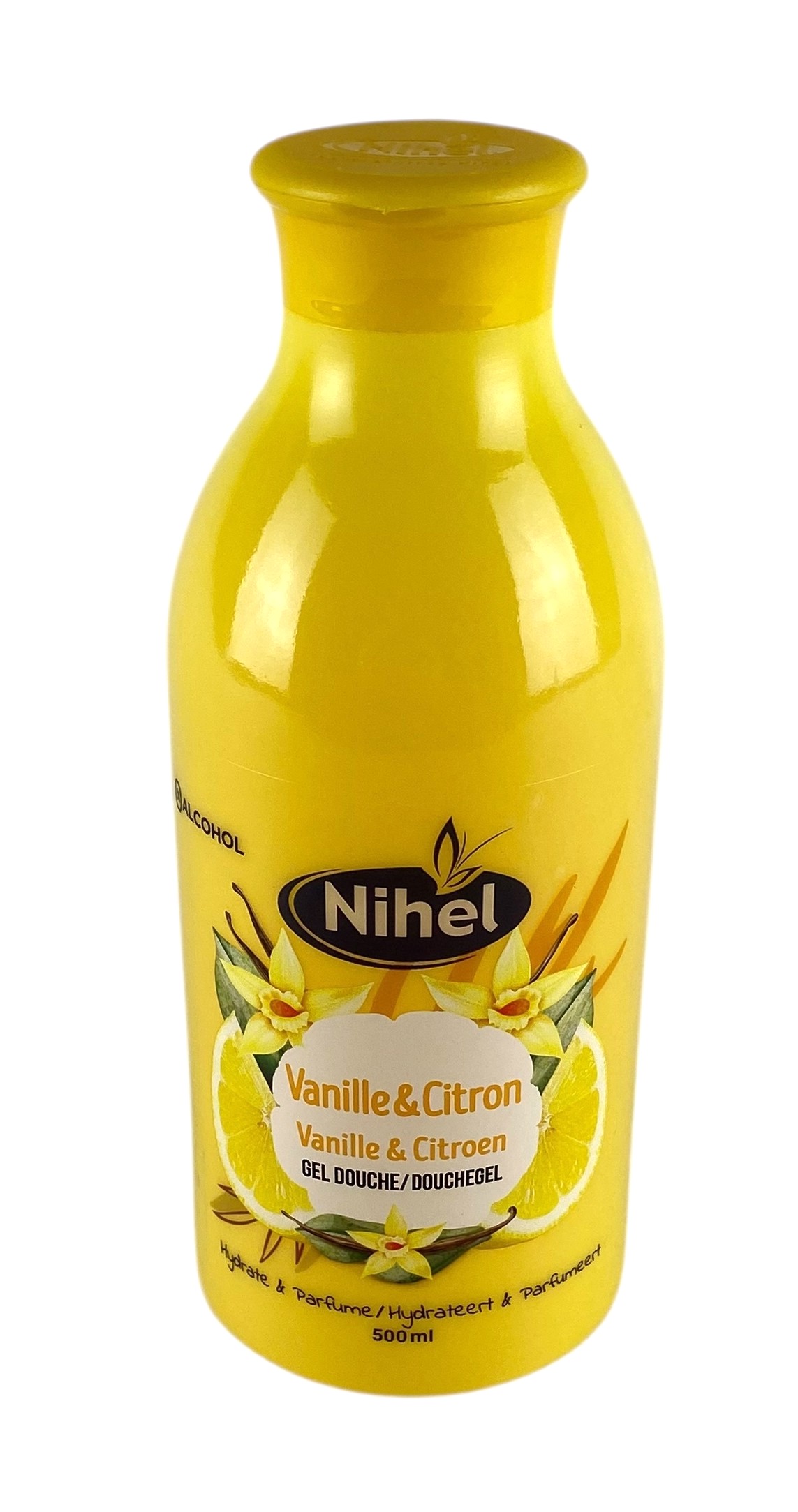 gel douche 500ml vanille-citron