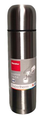 thermosfles isoleer 0.75l inox cosmos 973