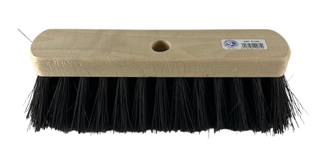 colombobezem 30cm platte rug ongelakt
