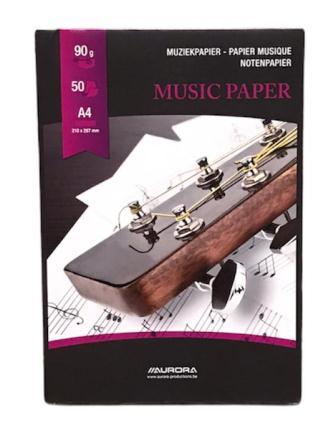 muziekpapier 90gr a4 50 vellen