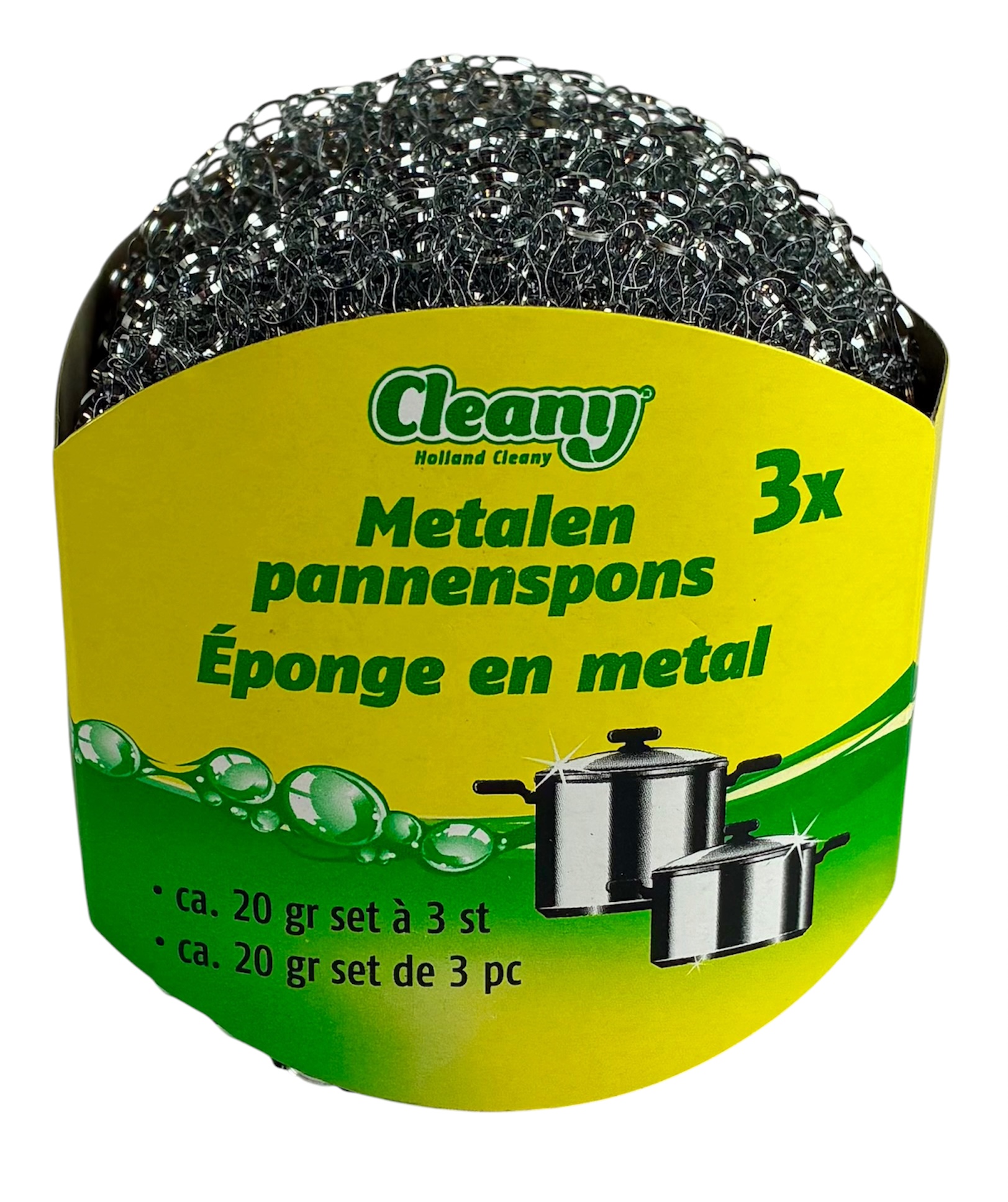s-3 eponges en metal cleany