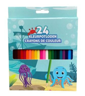 crayons de couleur x24 box