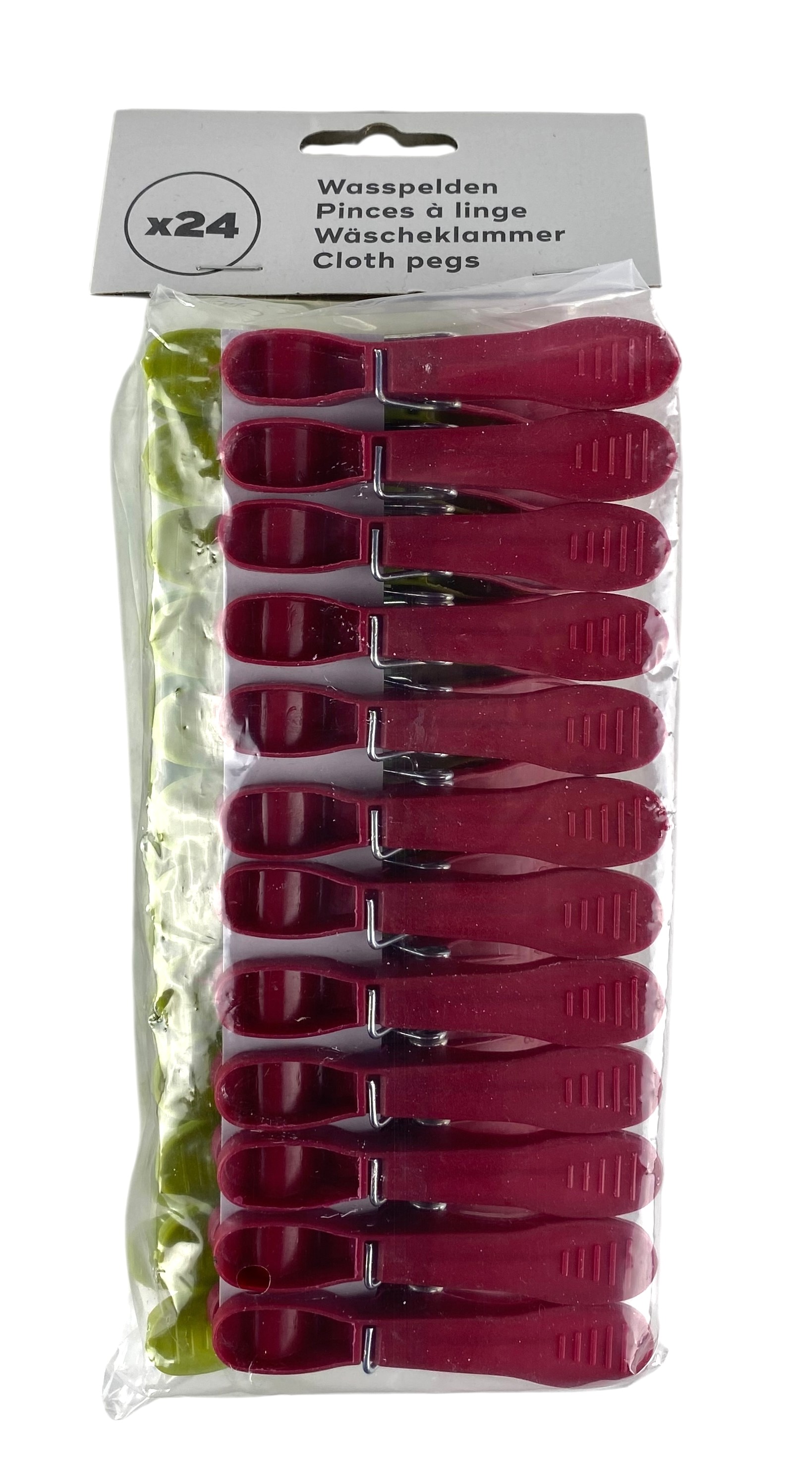 x24 pinces a linge plast.linea