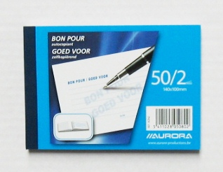 carnet goed voor 105x140 100v