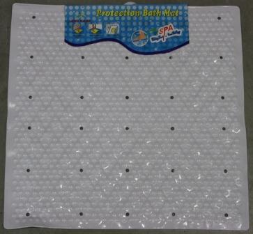 tapis de douche 53x53cm blanc