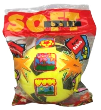 mousse voetbal 19cm stockverkoop sportartikelen