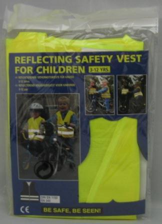 gilet de securite enfants jaune