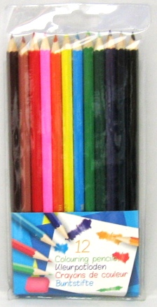 x12 crayons de couleur