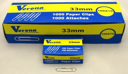 d-100 paperclips metaal