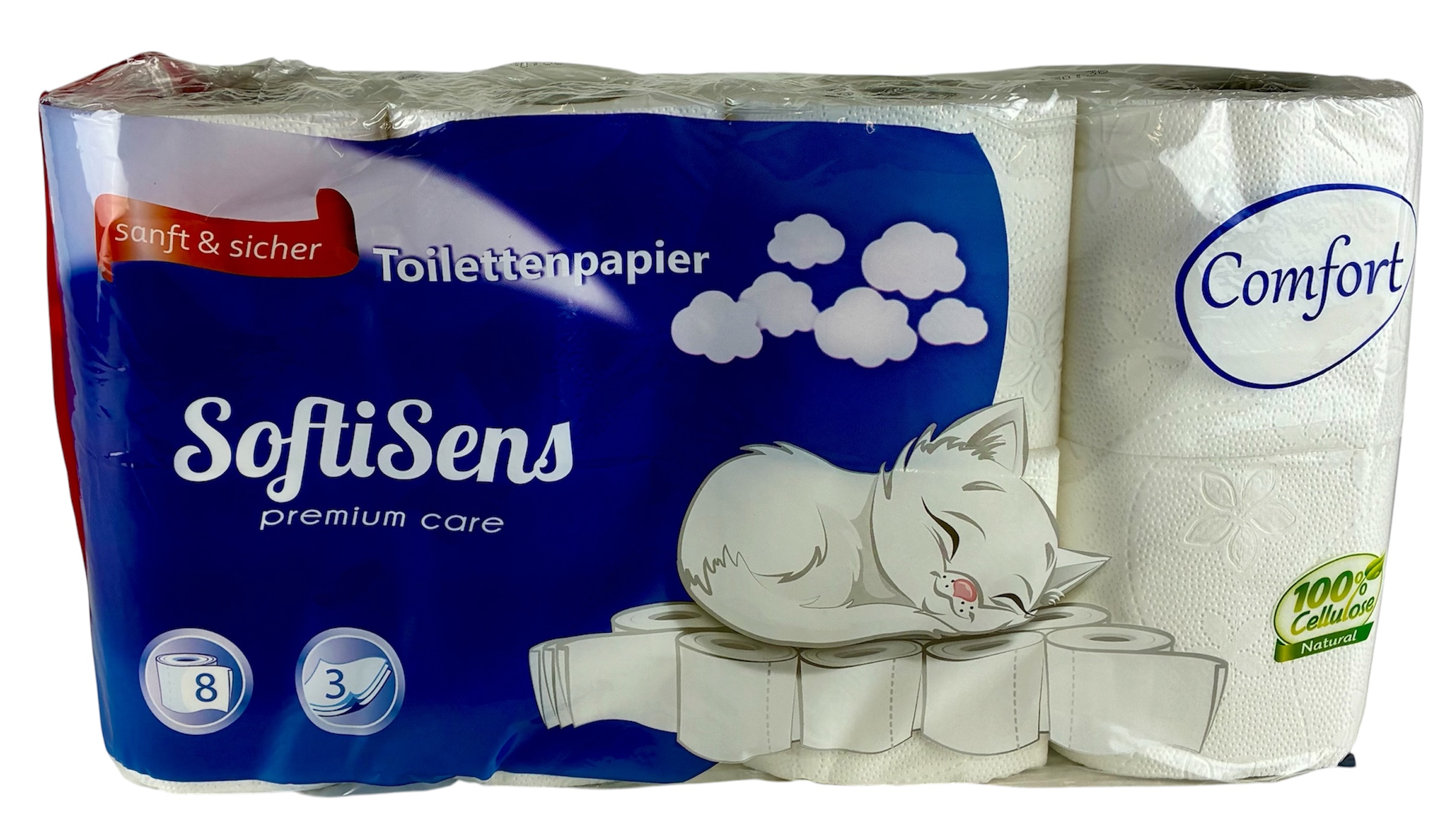 papier wc softisens 8r-3l 150 vel promo