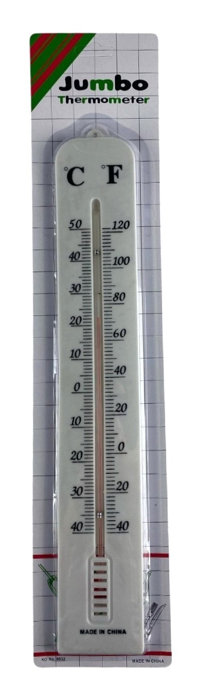 thermometer groot plastic 38x6cm stockverkoop import china huishoudartikelen