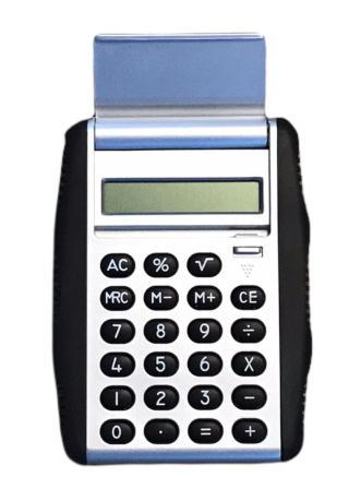 calculatrice gris
