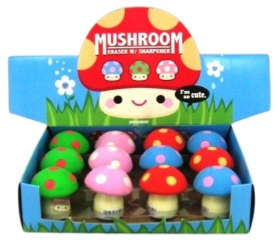 scherper+gom paddestoel