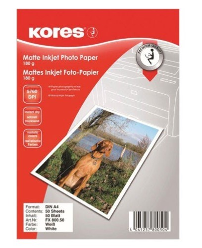 kores s-25 papier photo brillant 200g a4 stockverkoop papierwaren
