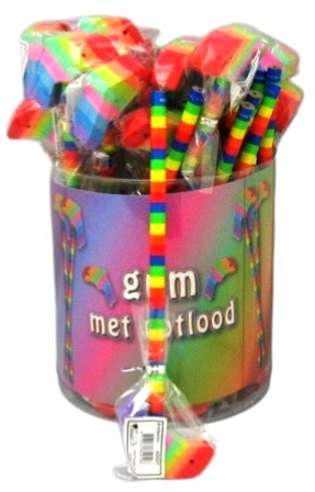 crayon arc-en-ciel a-gomme