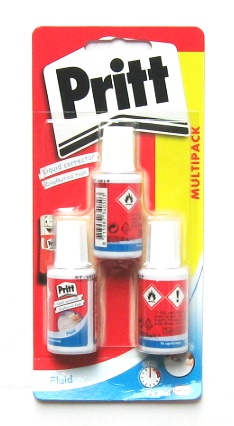 pritt correction fluid 3x20ml promo
